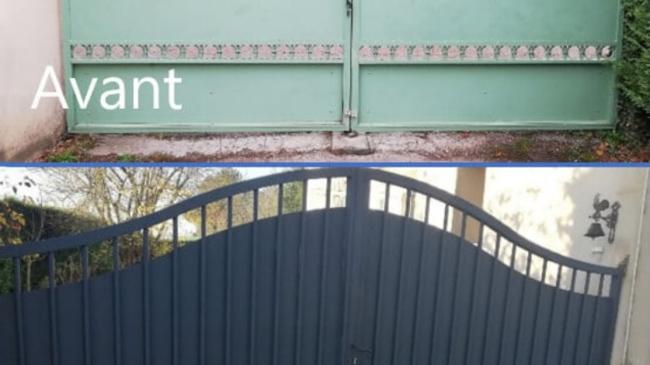 JC Peinture - Portail extérieur