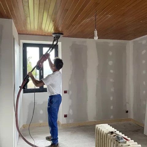 jc-peinture - ponçage plafond